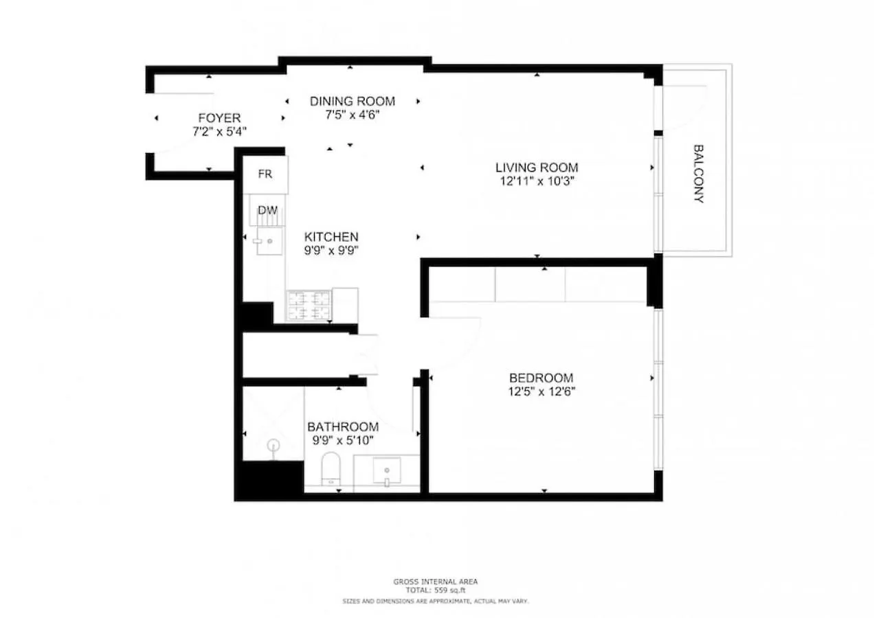 Burj Royale - Classic One Bedroom Dubai